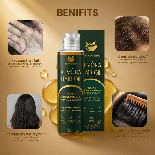 Revora Hair Repair Oil- Single -The Pure Herb